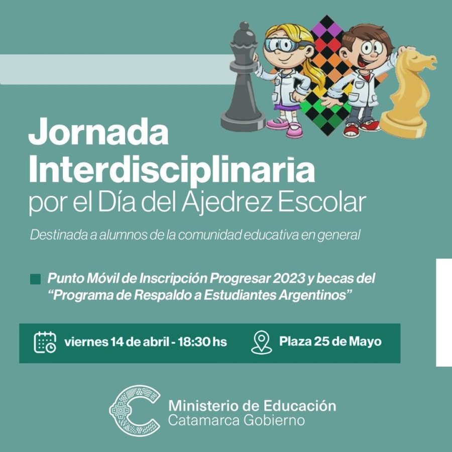 Ajedrez Educativo y Progresar éste viernes en la Plaza 25 de Mayo | El ...