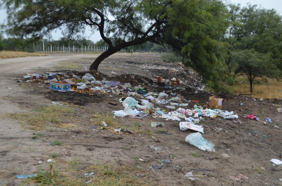 Plasticos en el Rio del Valle (Catamarca)