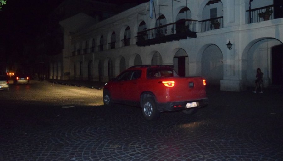 El centro de Salta sin luz